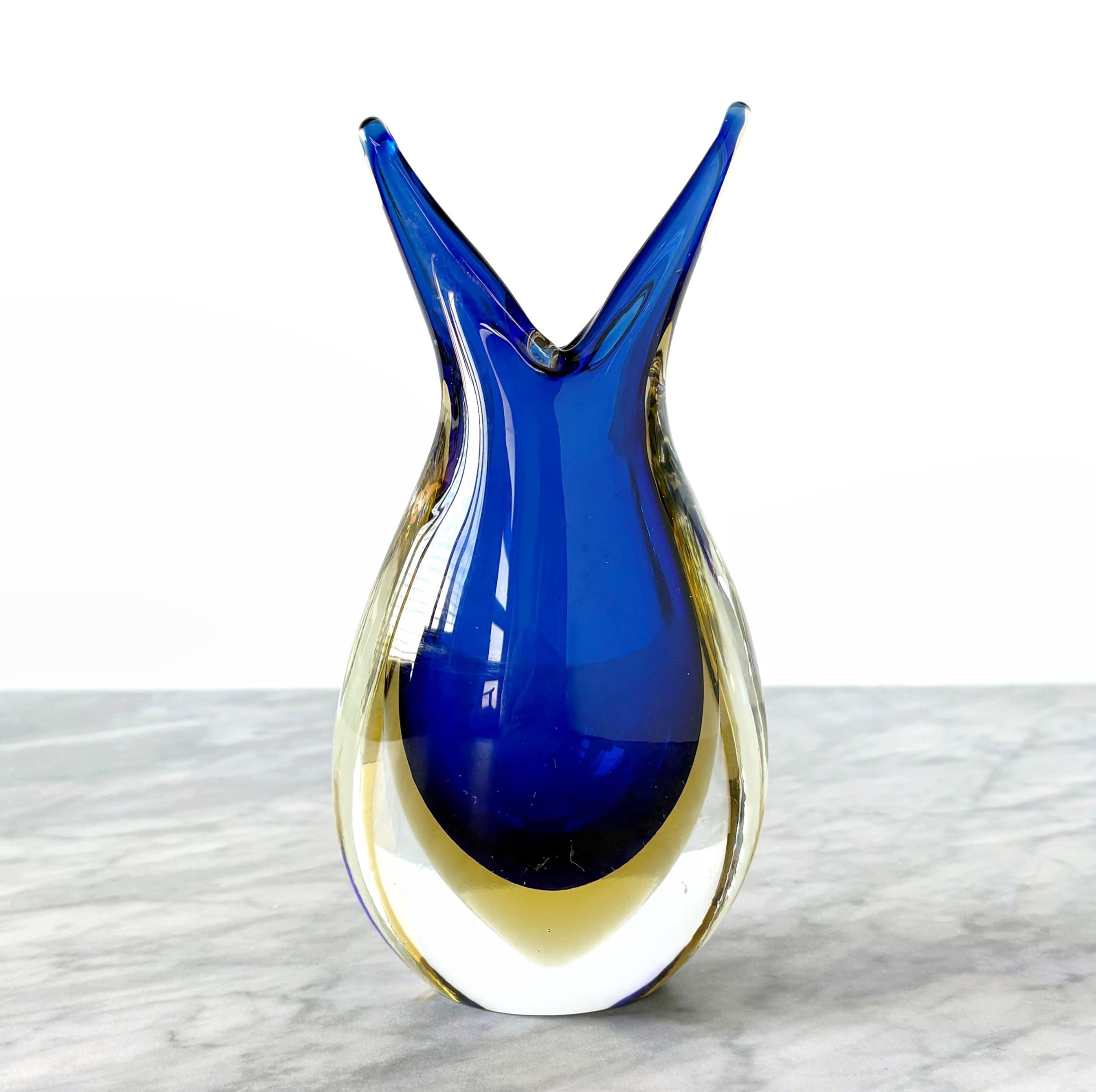 Blue Yellow Sommerso - Etsy