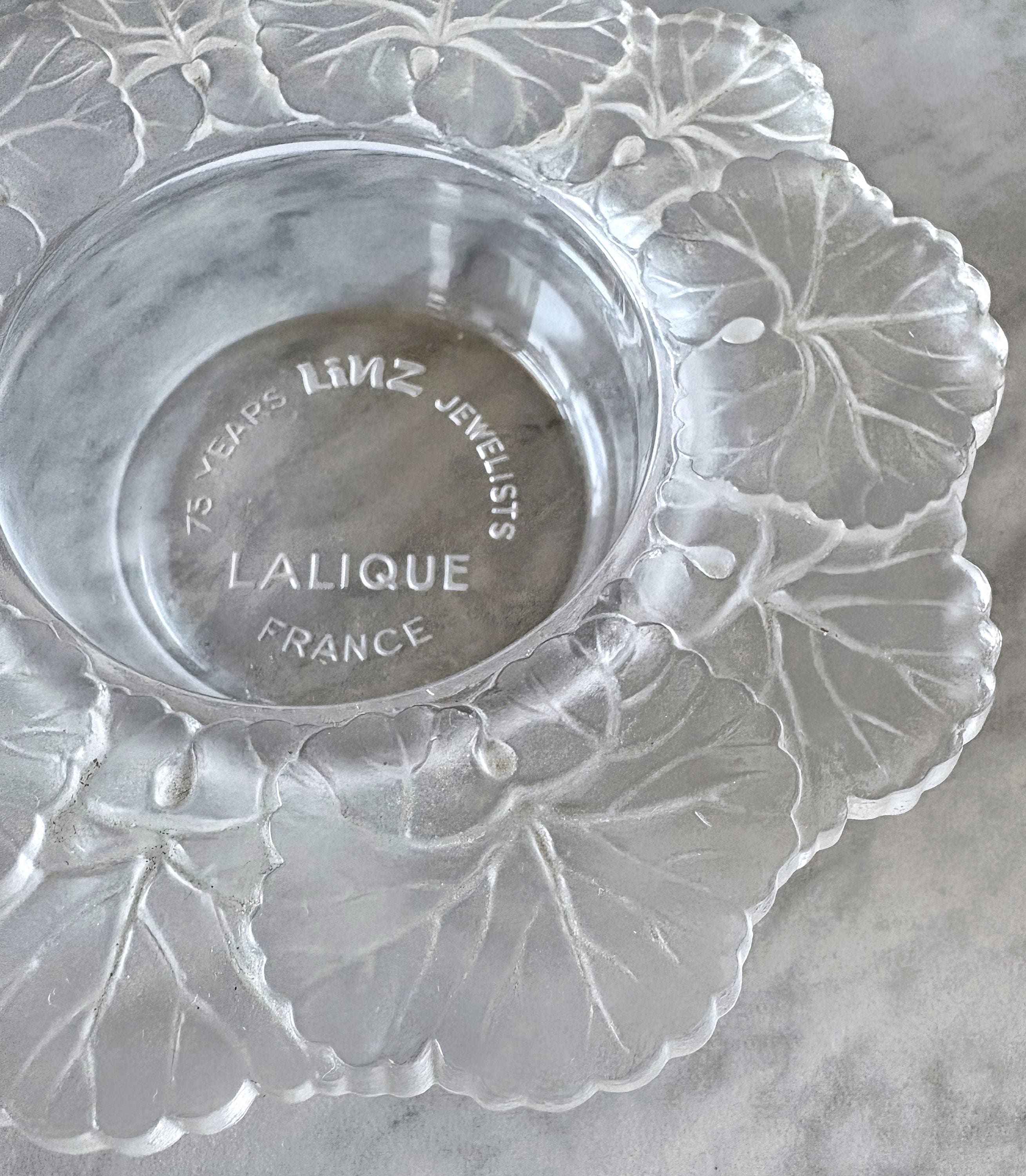 工芸品 VINTAGE LALIQUE Vintage Lalique France Crystal Glass 