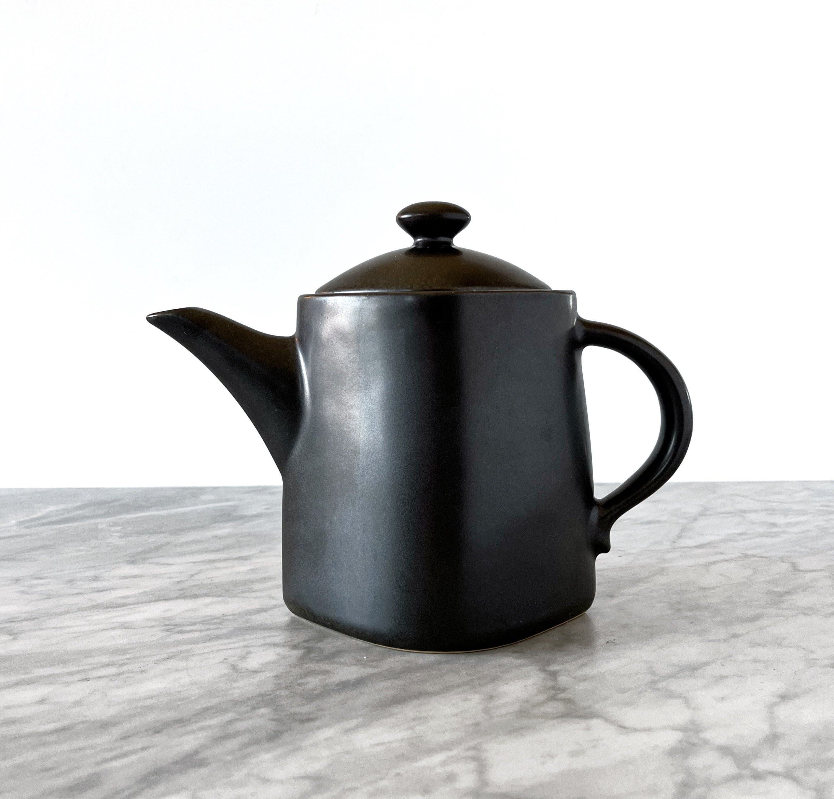 Franciscan Metropolitan Teapot Grey Mid Century Modern Teapot