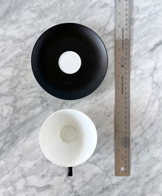 50s ミッドセンチュリー 陶器 Tea Set Coffee Tea Pot Sugar Creamer 5 Cups Saucers PIRKENHAMMER