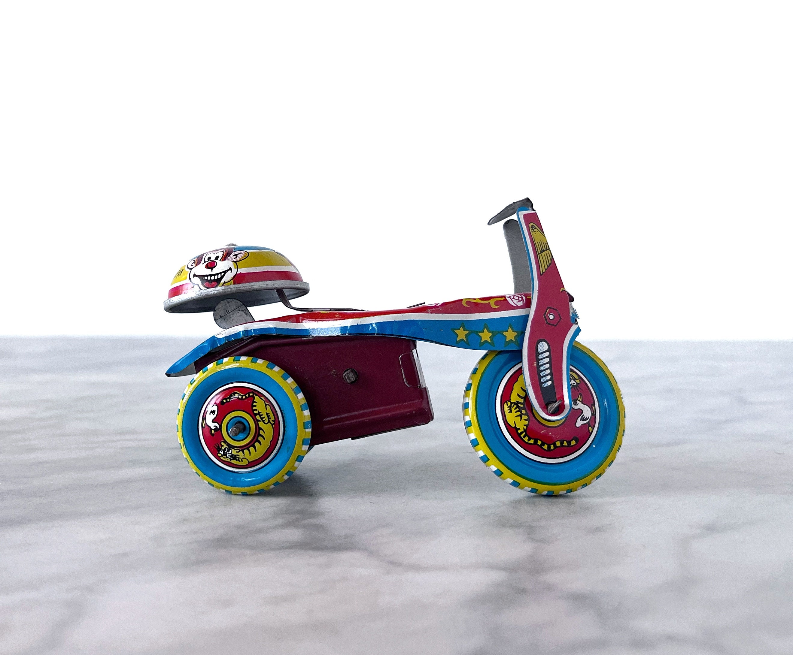 希少　DINKY TOYS MINI MINOR ミニカー　ヴィンテージ　レトロ Little Wind Up Monkey Shoe Shiner Toy with Original Box Tin