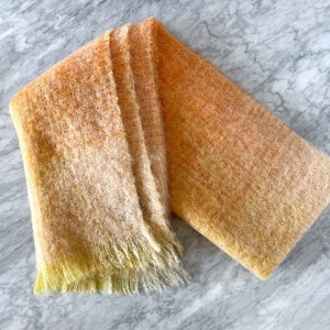 Vintage St Michael Scottish Mohair/Wool Scarf or Wrap