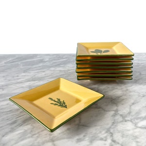 Set of 4 dessert plates - Garden Flowers - Sienna - Sézane