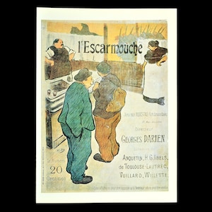 French Bar Poster Paris Drinking Wall Art Liquor Print