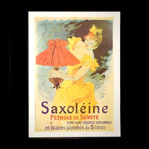 Cartel publicitario de iluminación francesa, lámpara, publicidad impresa, arte de pared, moda de París