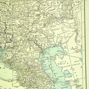 Post WWI Russia Map of Russia Wall Art Decor LARGE World War I | Etsy