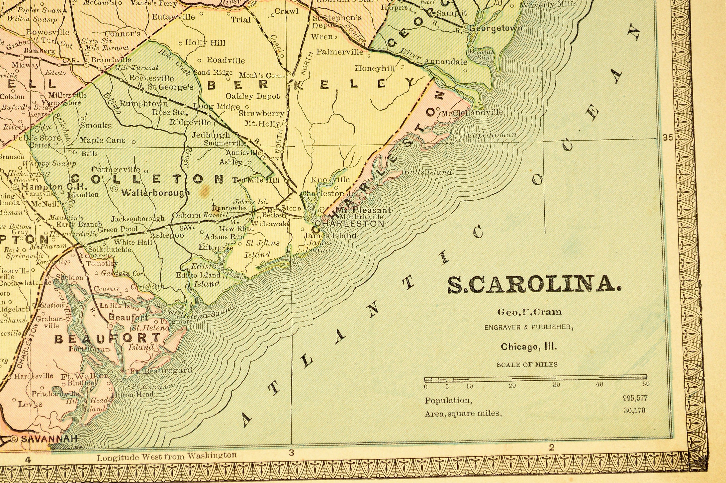 1800 North Carolina Map
