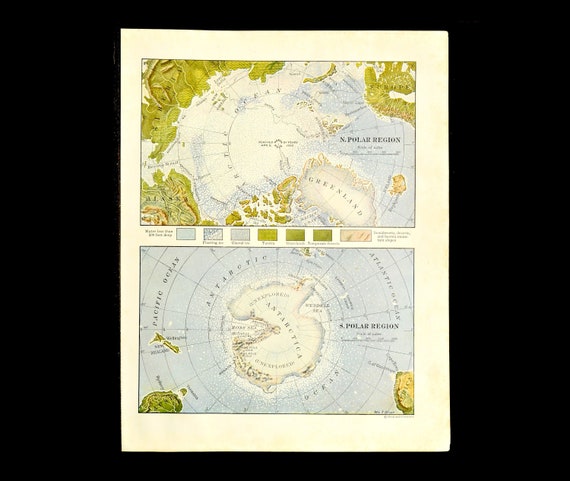 Carte Du Pole Nord Carte Du Pole Sud Mur Decor Art Terrain Etsy Carte Du Pole Nord Carte Du Pole Sud Mur Decor Art Terrain Etsy