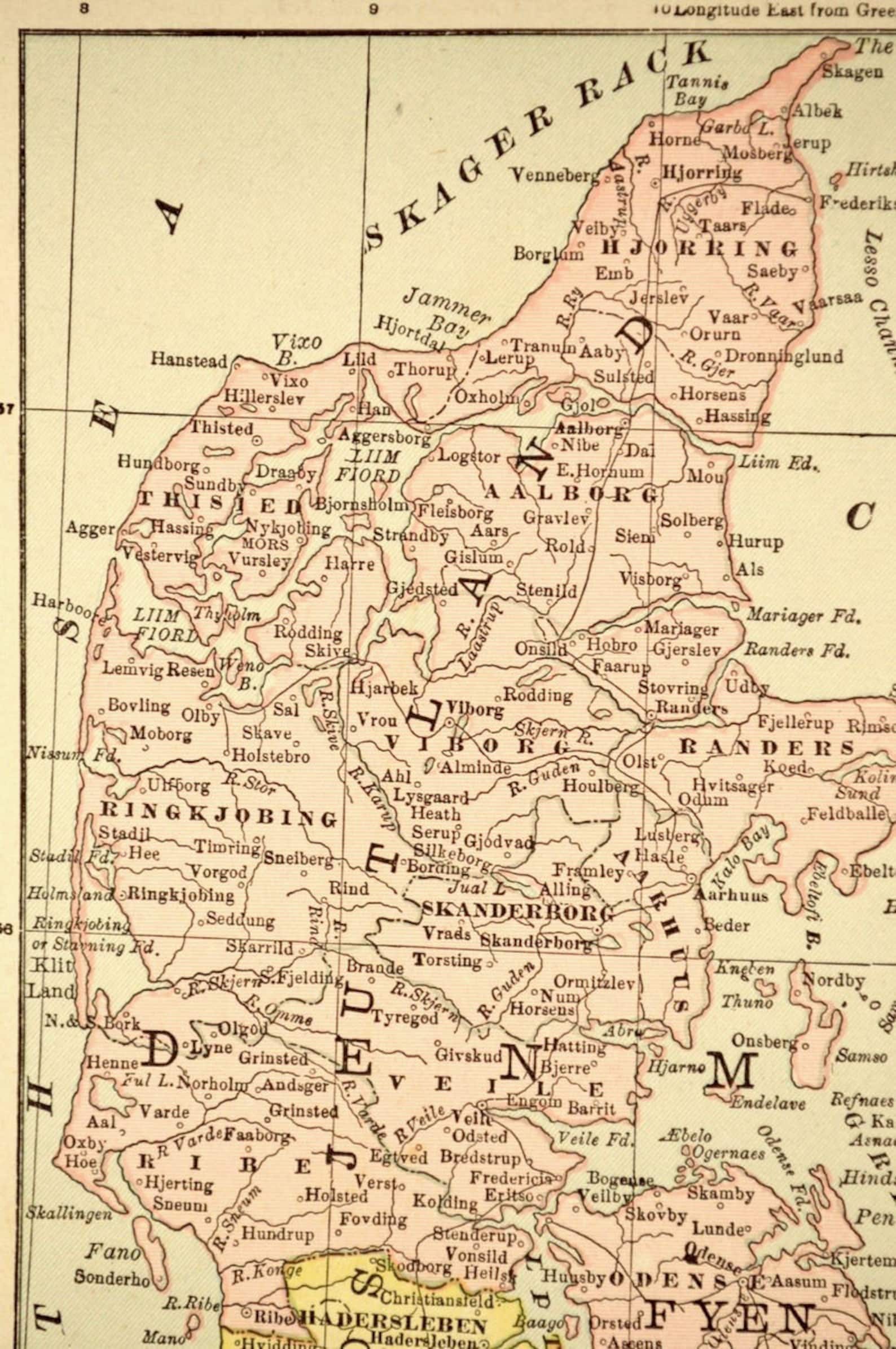 Holland Map of Denmark Map of Belgium Map Wall Art Decor | Etsy