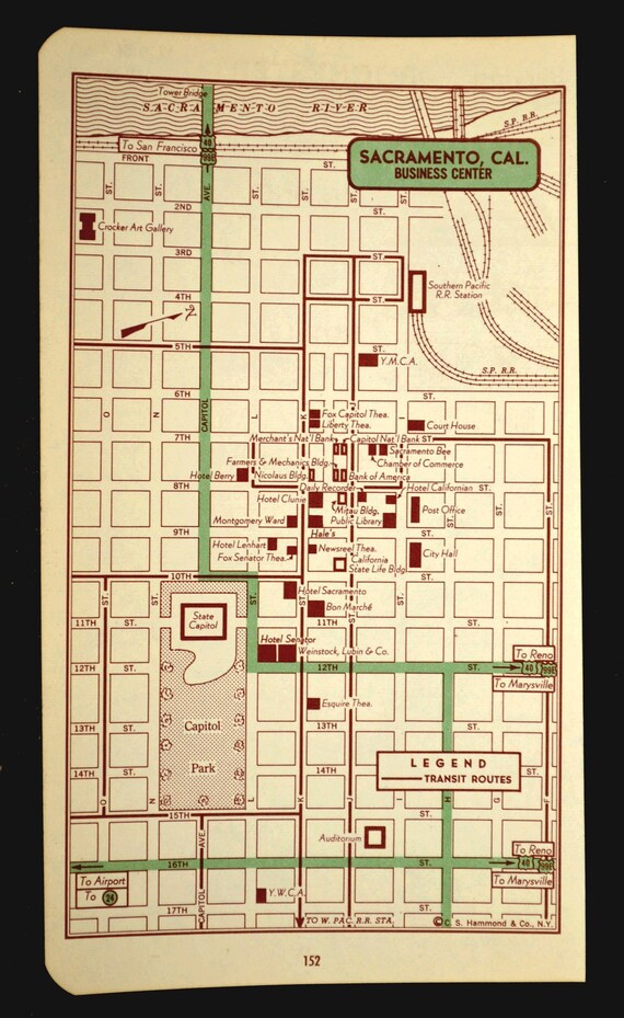 Street map Sacramento