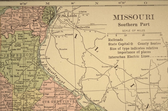 Map Of Southern Missouri