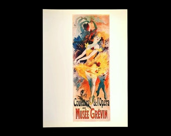 Balleriana Print Paris Opera Theater Poster Nouveau Wall Art Gift For Her