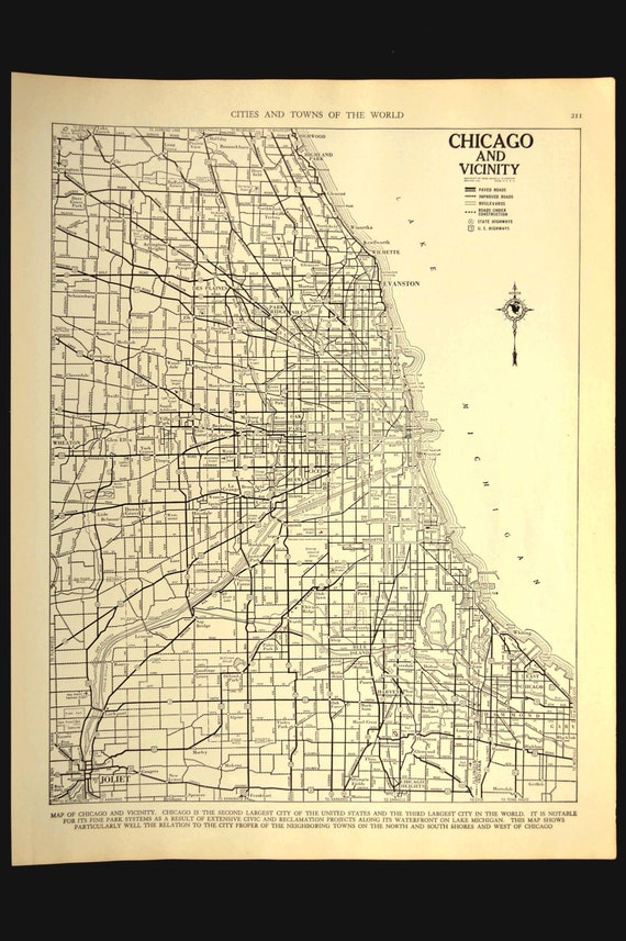 map of chicago 1930 map of chicago 1930