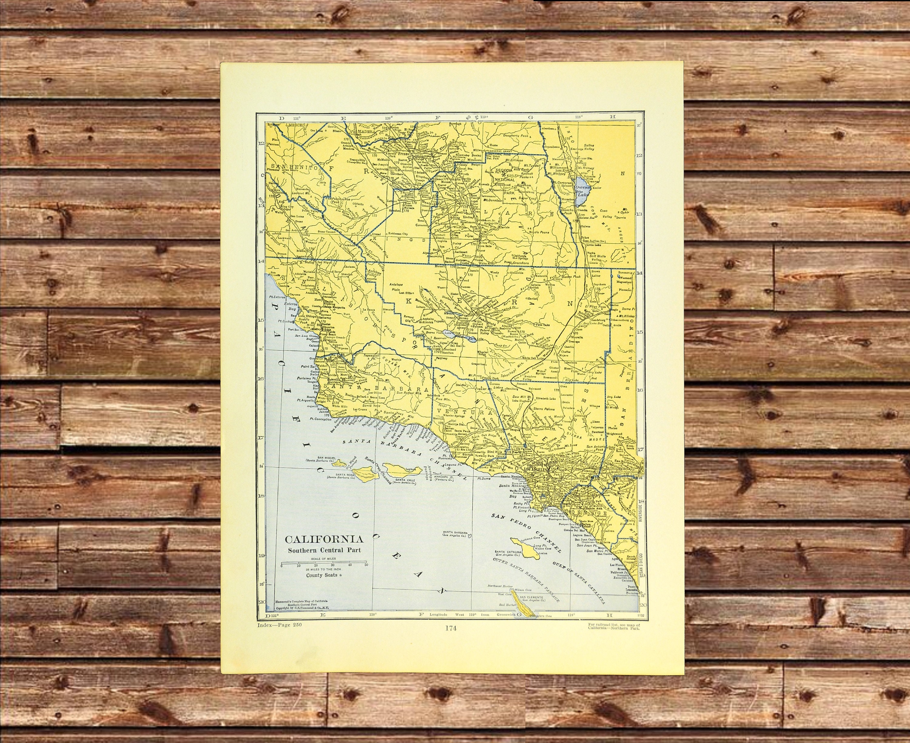 Southern California Map Wall Il Fullxfull.3522040069 G7jv 
