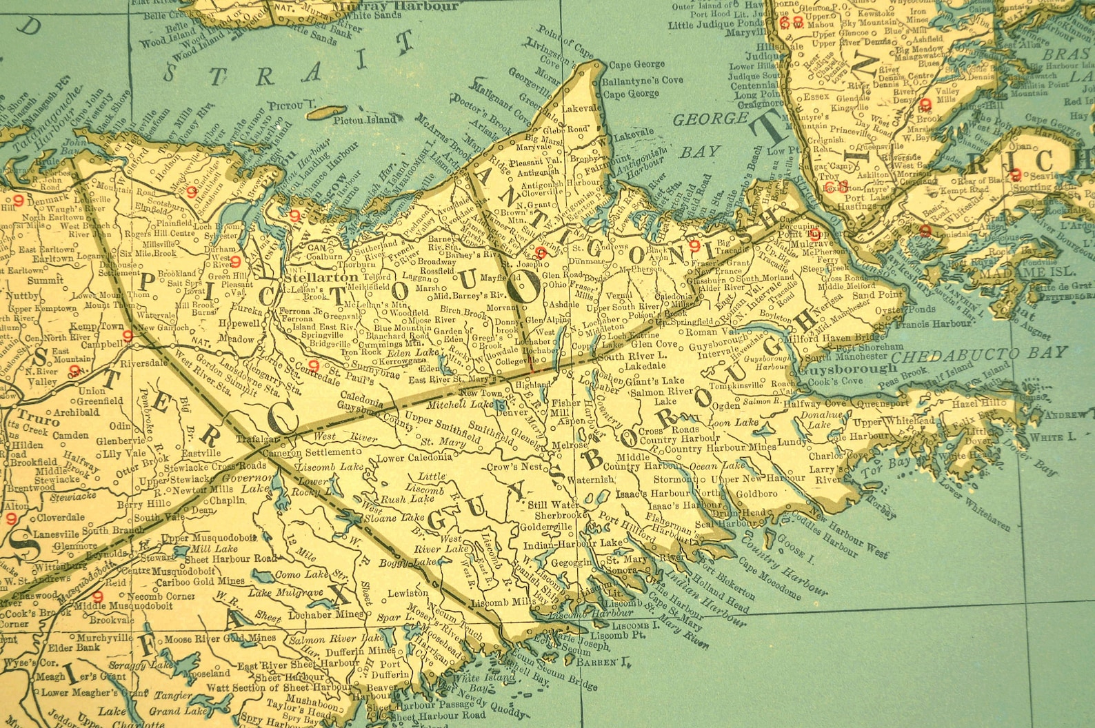 Political Map Of Nova Scotia