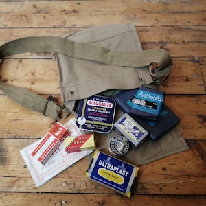 Vintage unused first aid dressings