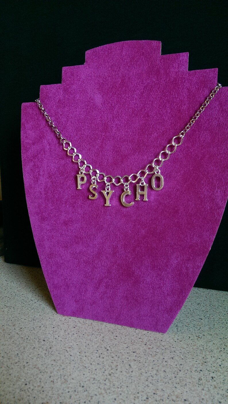 Gothic Jewelry Horror Jewelry Horror Psycho Choker Goth Punk Emo Chain Necklace Grunge Horror Necklace Layering Chain Streetwear