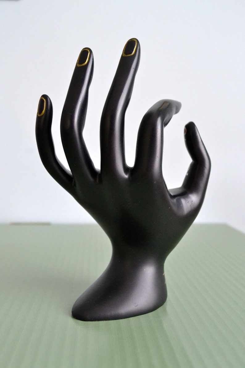 Palmistry Jewelry Display HandPainted Ring Holder Jewelry Etsy