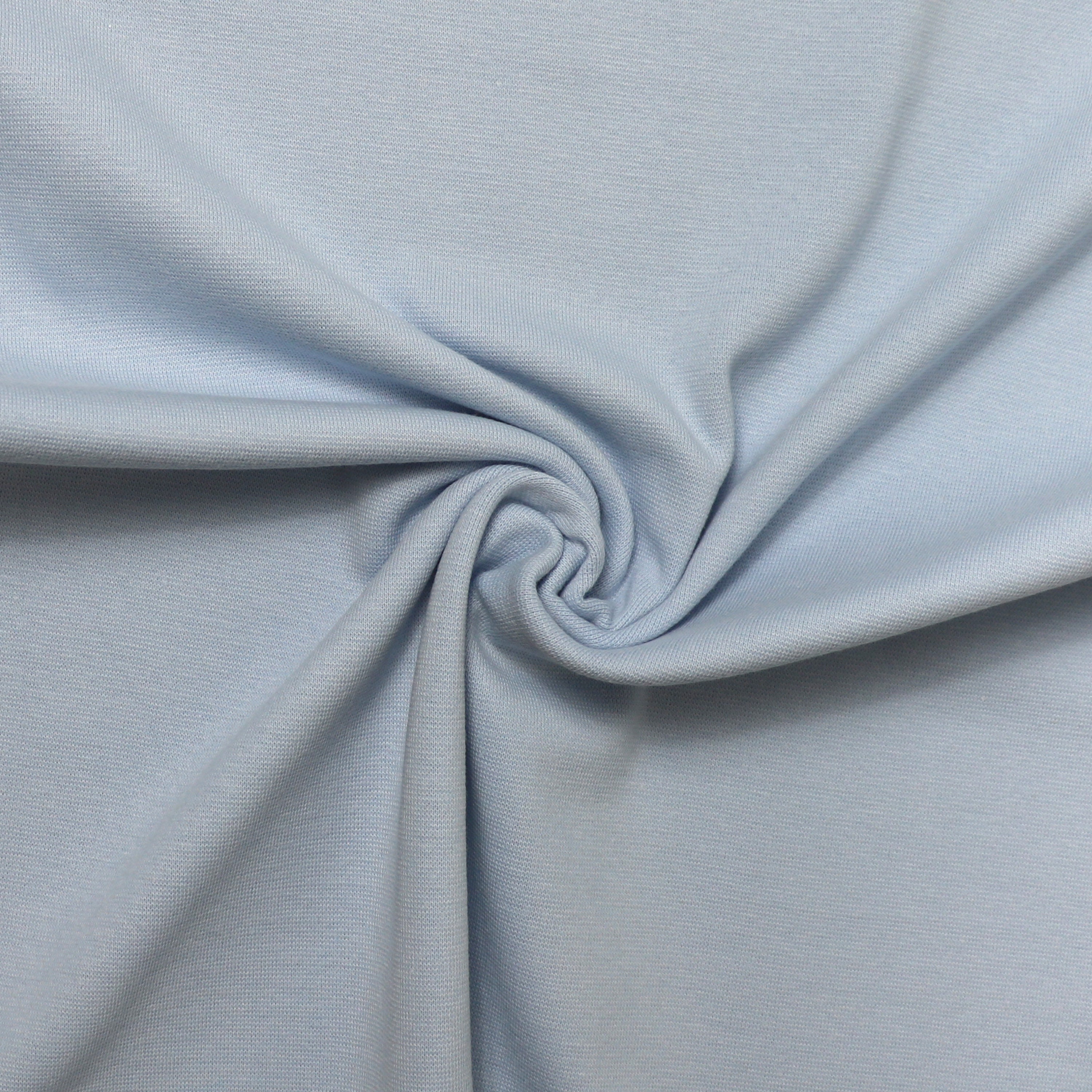 Fabric Cotton/elastane rib fabric 240gsm Baby blue Etsy