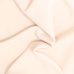 Crepe suiting - Recycled polyester - Oyster