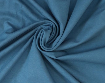 Organic french terry - Petrol blue