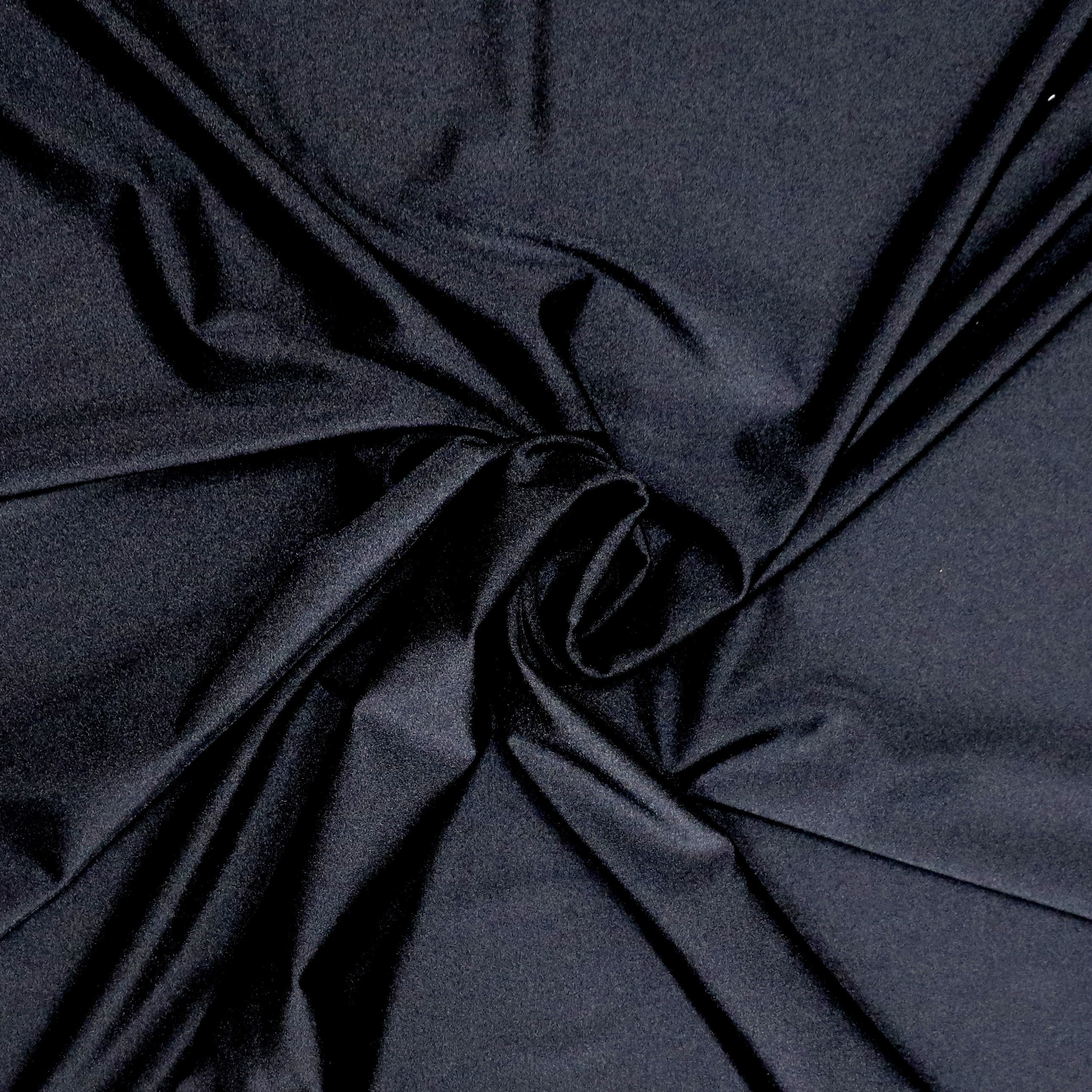 Fabric - Sportswear Jersey – Nylon/lycra- Black- Stretch