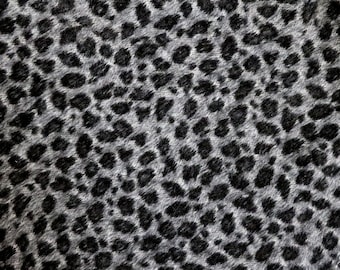 Stoff - Lady McElroy - Ailin Beschichtung Stoff - grau-Animal-print