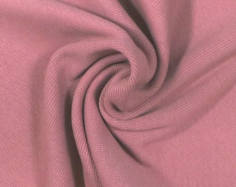 Organic Cotton Ribbing - Rose pink