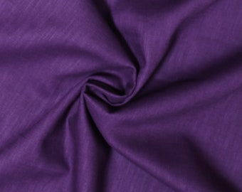 Pure linen - medium weight - Purple