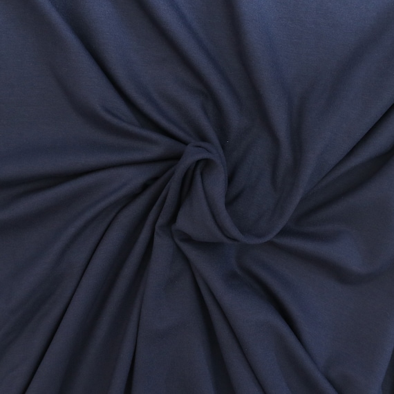 Fabric -Viscose/elastane jersey - Navy