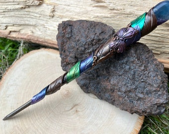 Lonely Butterfly Wand   -Fairy wand-Wizard Witch wand-Nature Wand