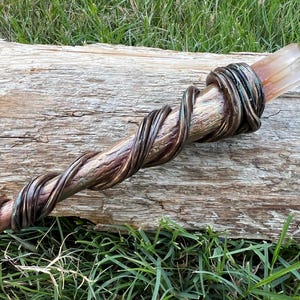 Twisting Forest Wand  -Fairy wand-Wizard Witch wand-Nature Wand