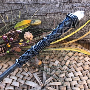 Crystal Wand Quartz -Witch wand- Wizard wand