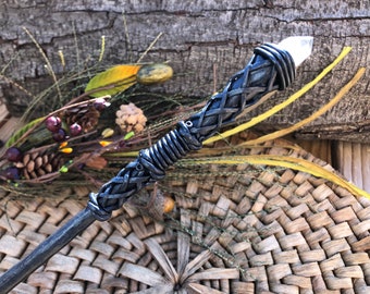 Crystal Wand Quartz -Witch wand- Wizard wand