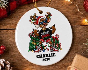 Kids Christmas Ornament Personalized Boys Christmas Ornament Gift Boys Christmas Ornament Teen Boy Christmas Gift Personalized Boy Gift