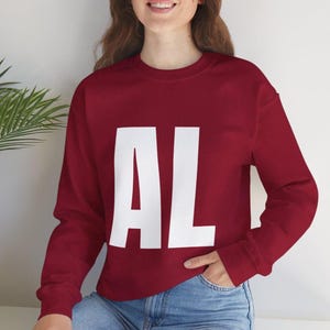 Alabama Sweatshirt Alabama Shirt Football Alabama College Outfit Gift for College Teen Gift For Her Gift for Him College Football