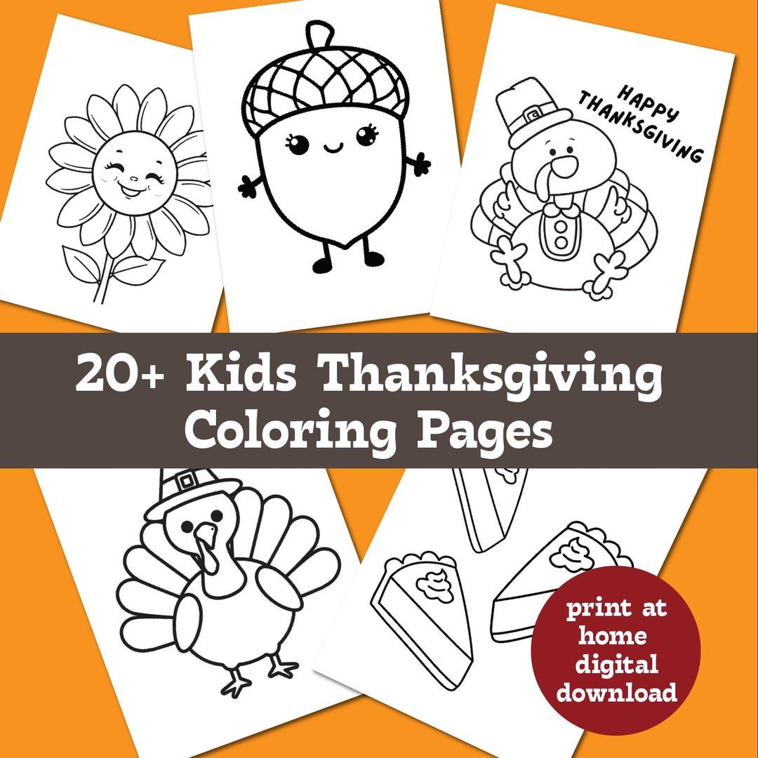 Fall Coloring Pages for Kids, Thanksgiving Coloring Pages Kids Coloring ...