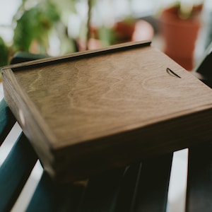Set of 5 Wooden Boxes For 3x5 Prints + USB flashdrive | Packaging For Wedding Photographers