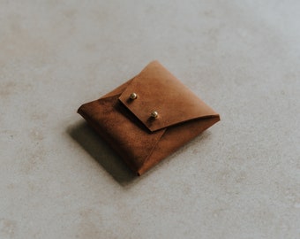 Saddle Leather Pouch for Fuji Instax Square, Instax Square Film Pouch, Fuji Instax Square Film Holder, Fuji Instax Leather Envelope