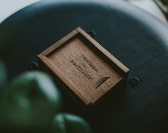 USB Box + USB Stick aus Holz