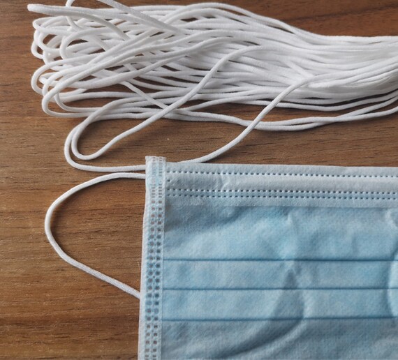20yards 3mm elastic cord Earloop Elastic face mask DIY Etsy