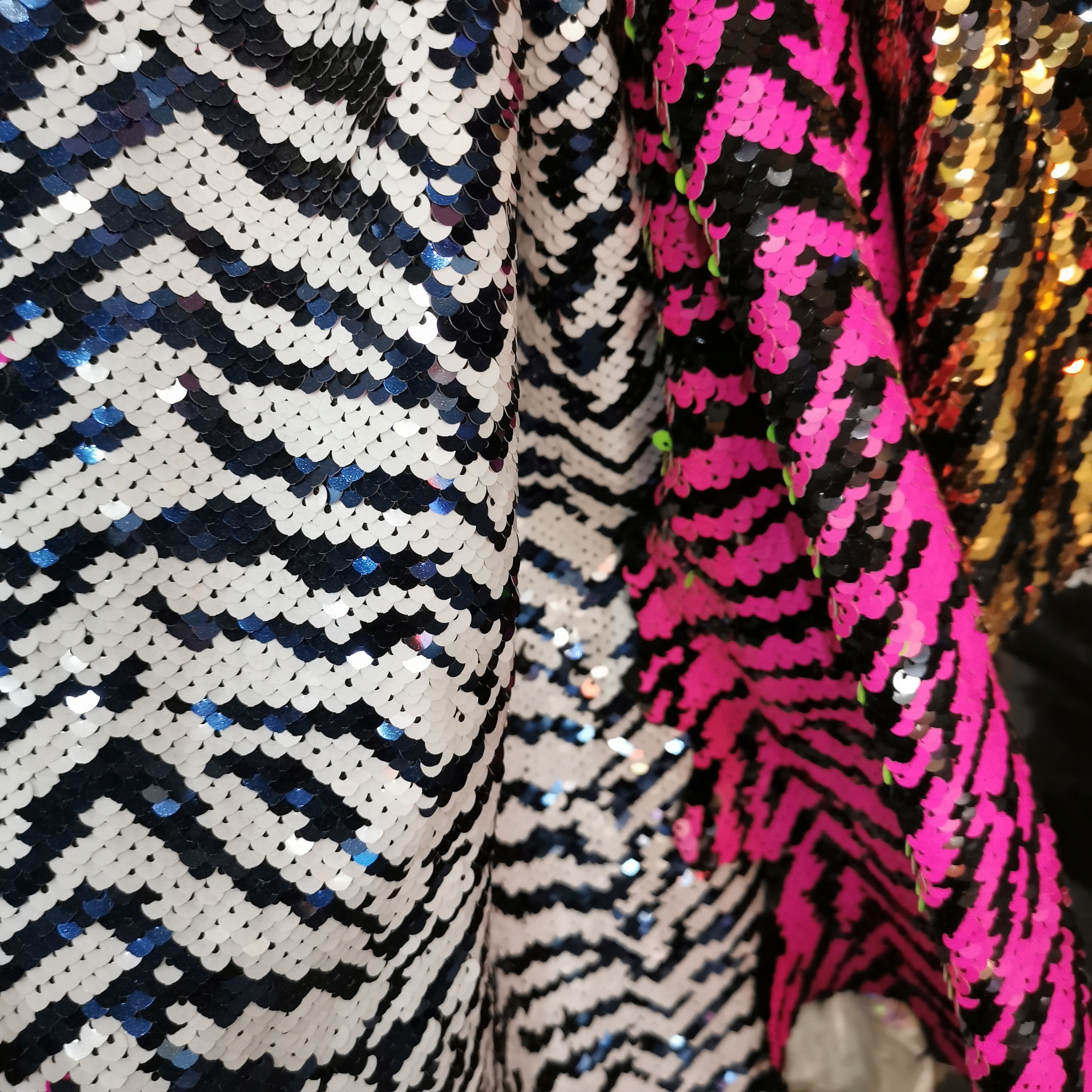 sequin animal print