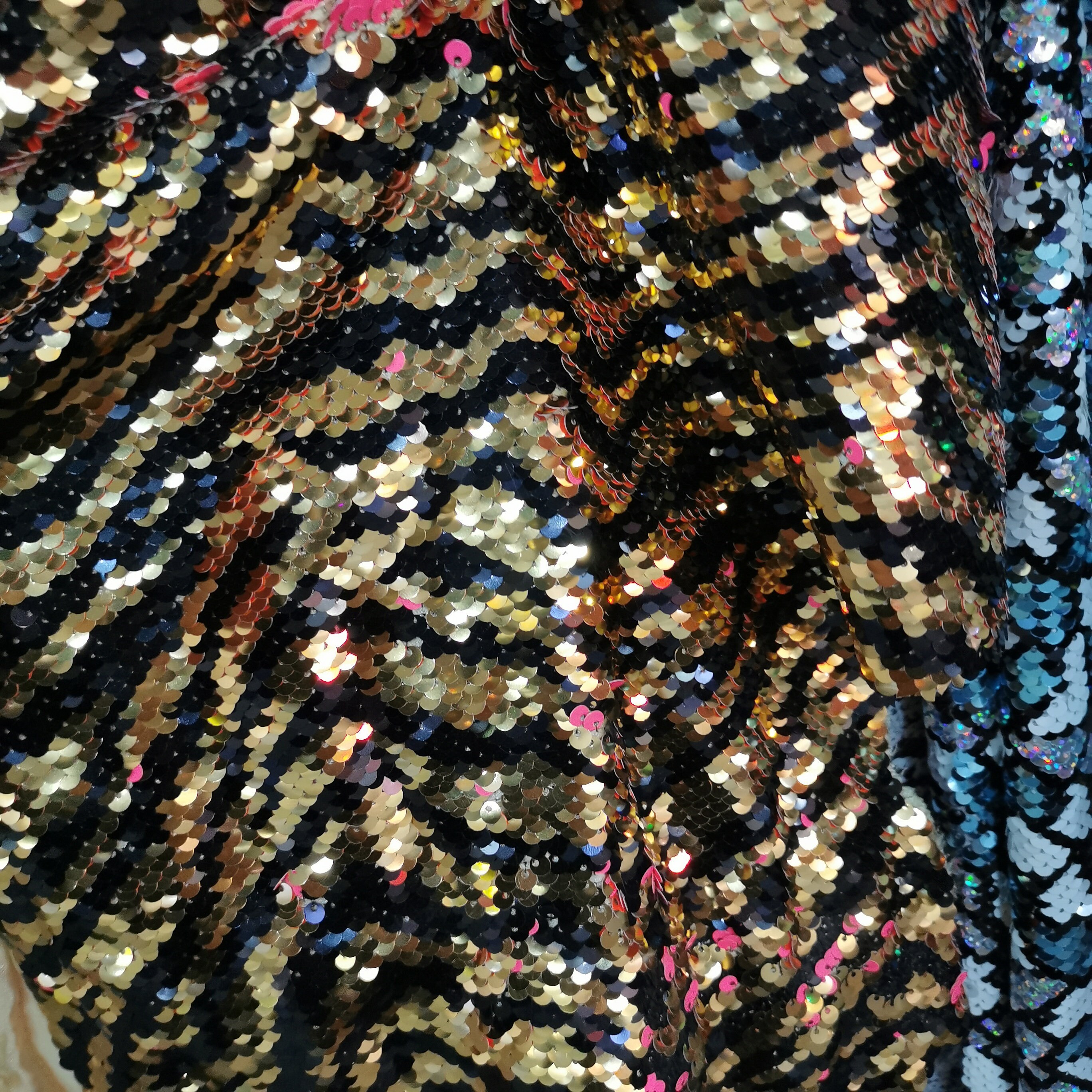 sequin animal print