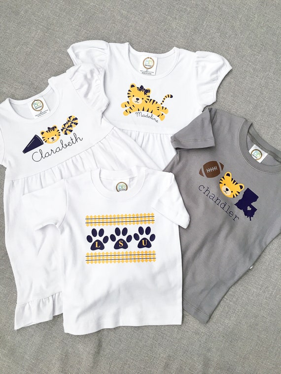 lsu baby onesie