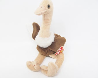 w// bonus McDonald’s Teenie Ty Beanie Babies Stretch Ostrich 1997 Set of 2