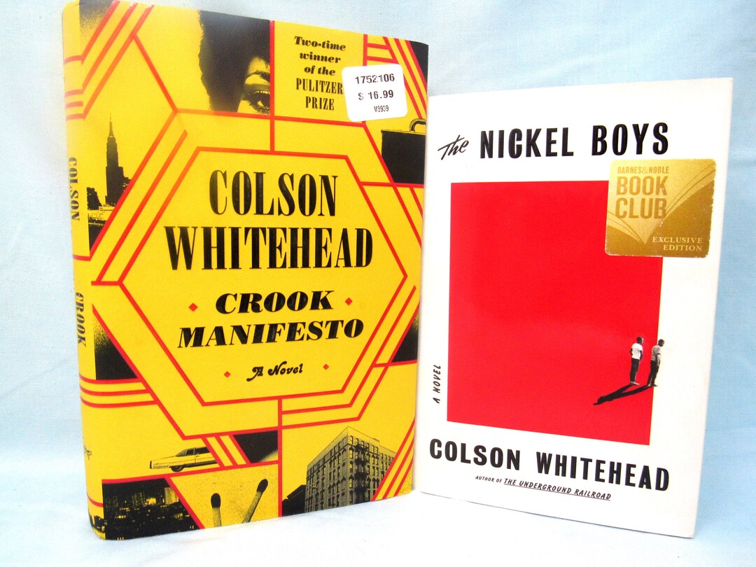 TWO BOOK SET by Colson Whitehead the Nickel Boys - Etsy