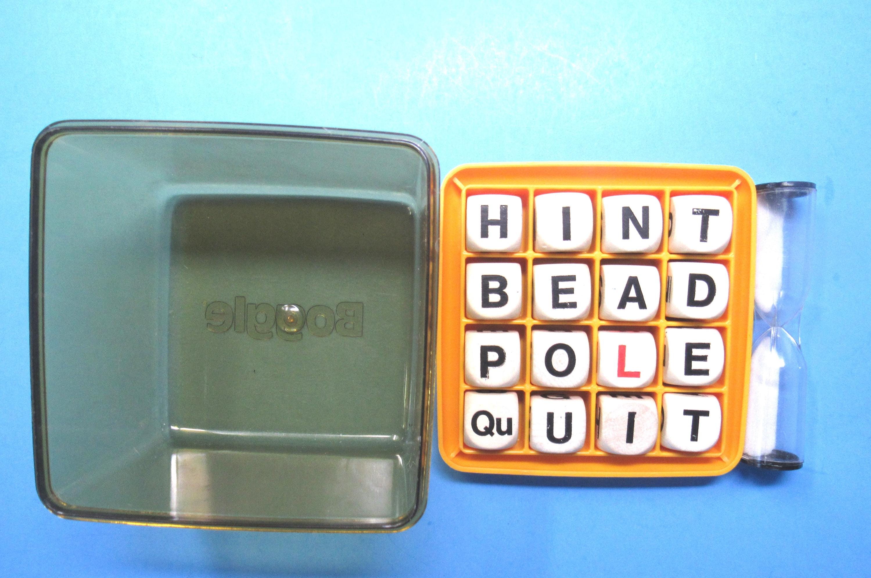 Boggle Game Replacement Parts: Timer, Boggle Box With Lid, All Letters ...