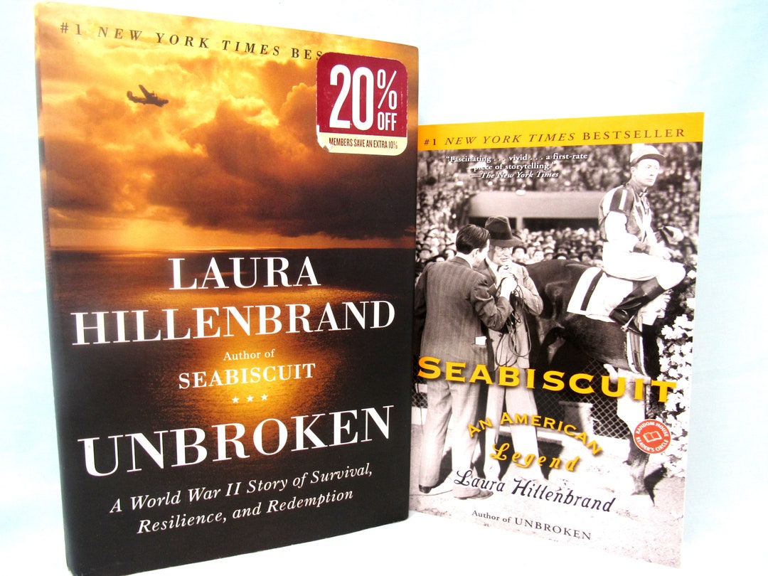 2 BOOK SET by Laura Hillenbrand unbroken Hardcover Etsy