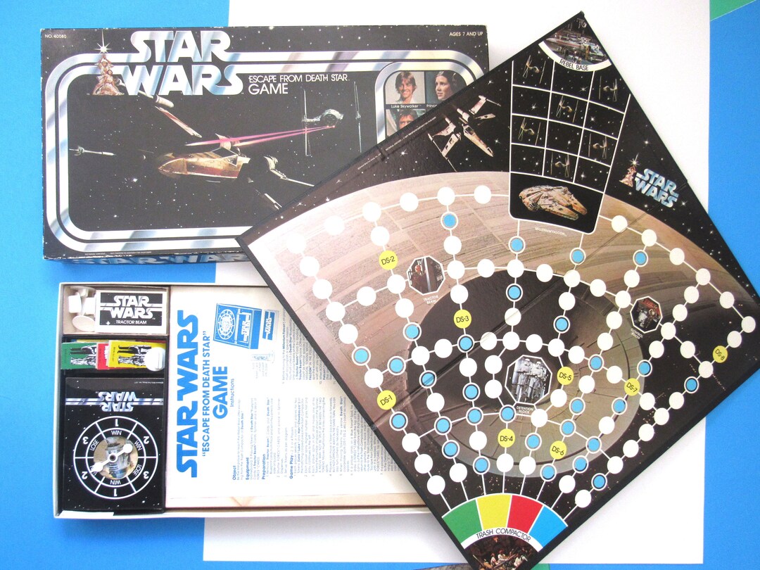 1977 Vintage Star Wars Board Game Nearly Complete Collector's Item Etsy