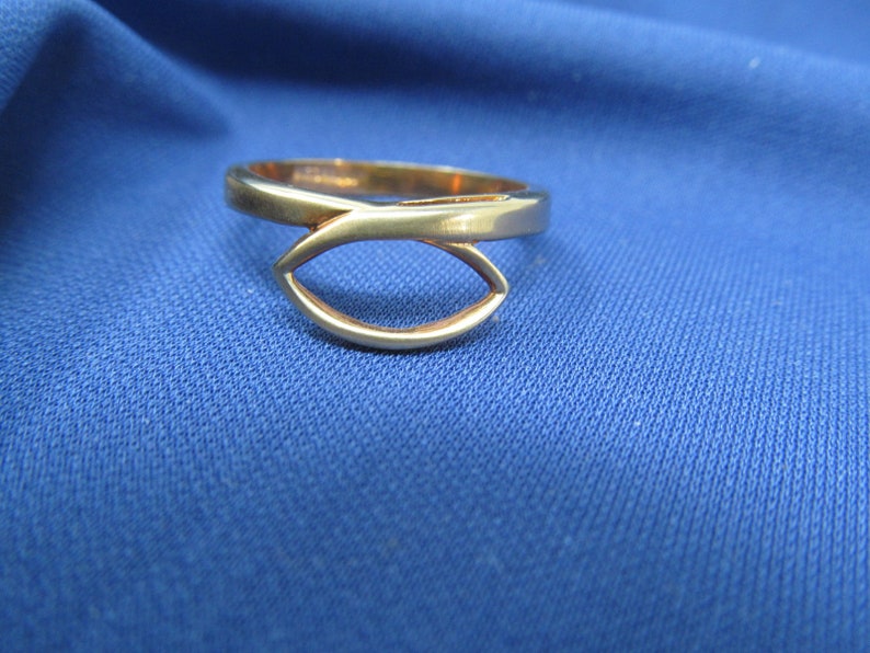 Cool Vintage Jewelry For Women Gold Rings Size 9 Stylish Rings Simple 14KT GP Rings